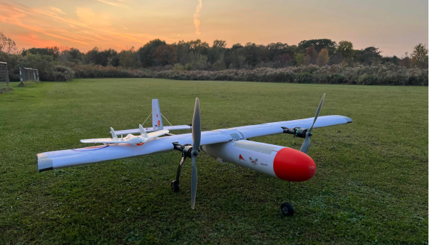 DBF Plane at sunset