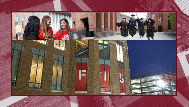 Photos of Fisher College of Business Students and buildings.