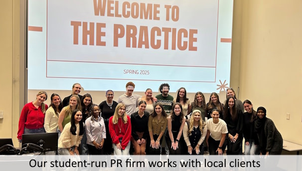 Our student-run PR firm works with local clients