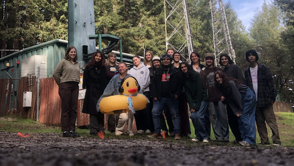 Intro to Radio Class Visits our Radio Tower