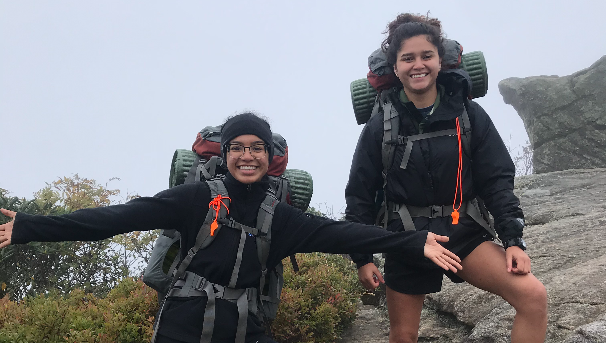 Pisgah Backpacking students