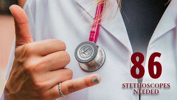 86 Stethoscopes Needed