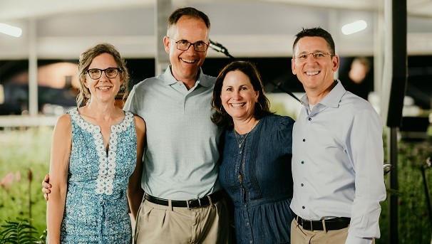 Teri and Bob Berry with Dr. Tim and Mrs. Megan Pawlik