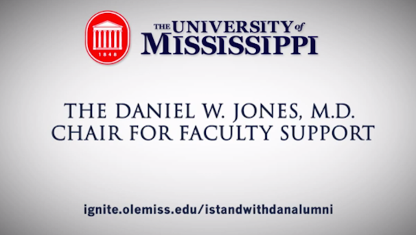 Daniel W. Jones, M.D. Chair for Faculty Support - Alumni Image