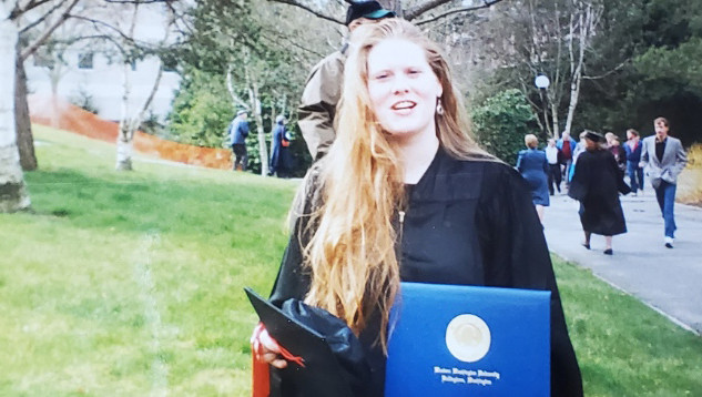 Sue's graduation from WWU.