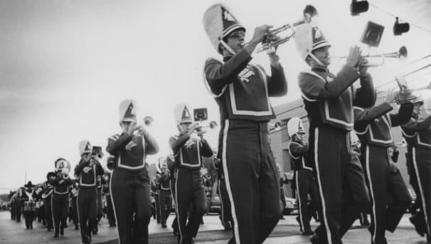 UNT Green Brigade Marching Band Image