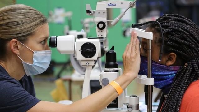 Many doctors working in different areas with popup clinics