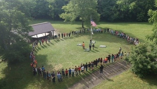 Flag Ceremonies are held every morning and every evening.