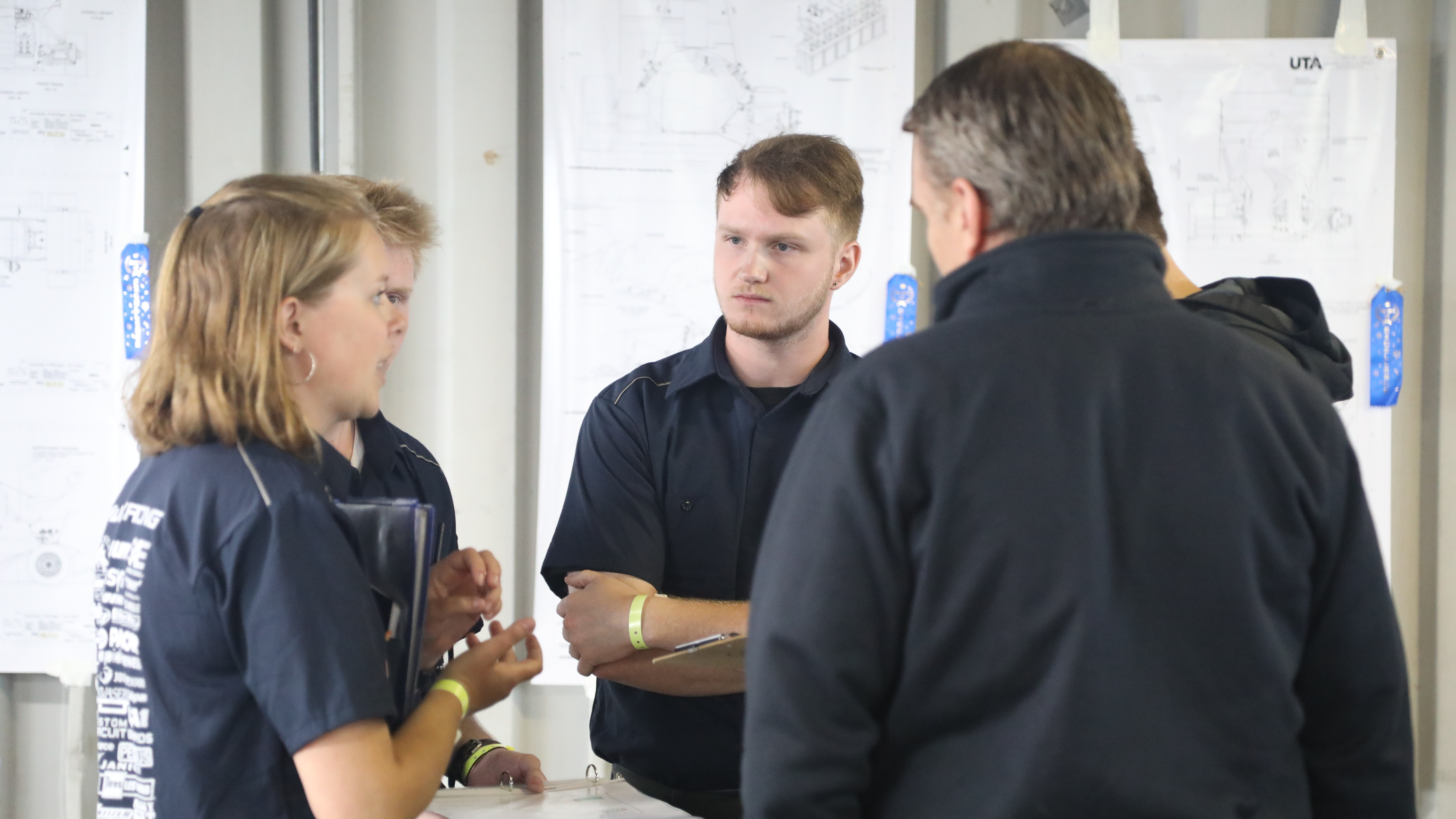 WWU Racing Team at the Design Event (FSAE Michigan EV 2023, Michigan International Speedway)