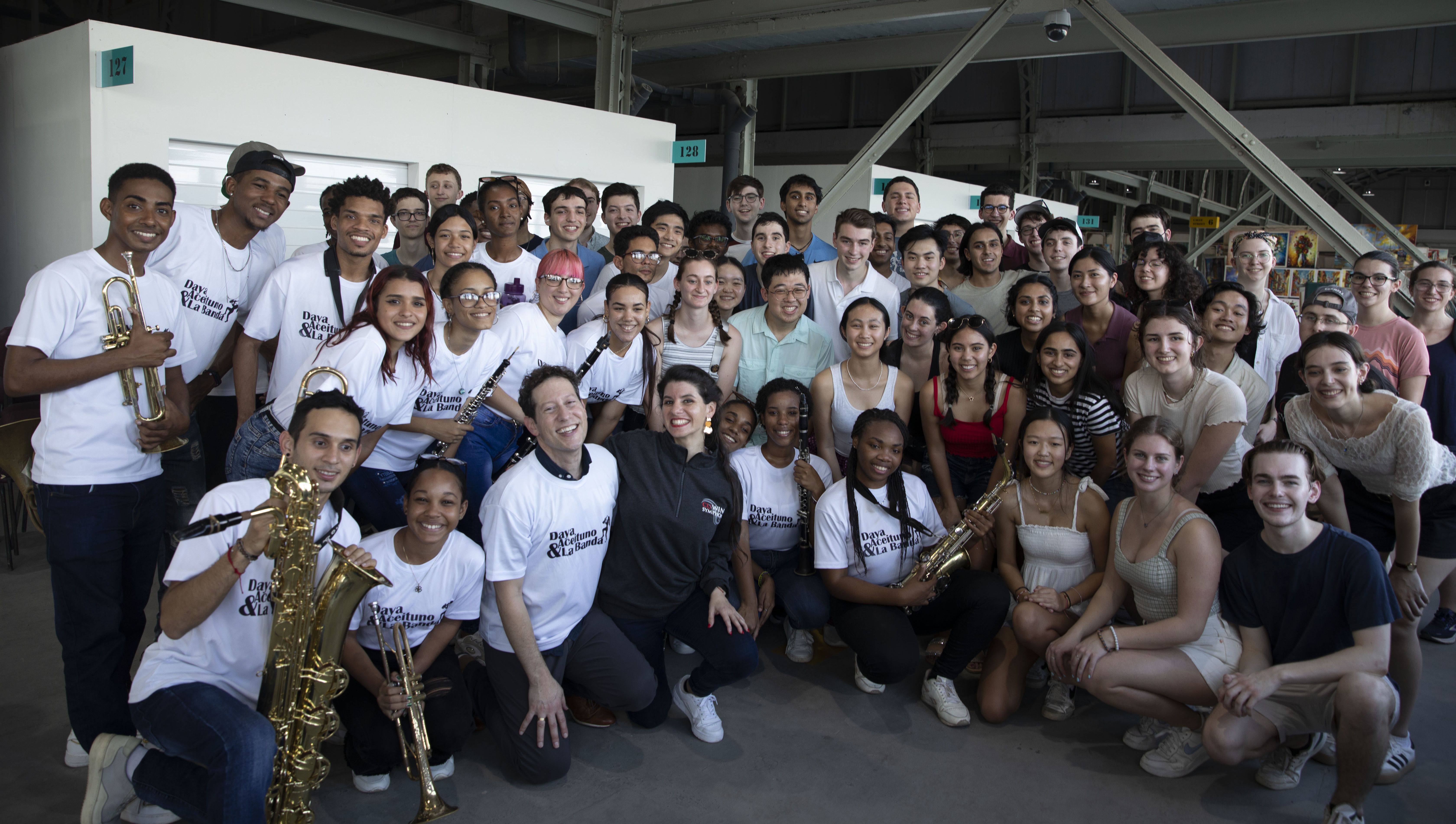 Member of the Wind Symphony with Daya Aceituno & La Banda