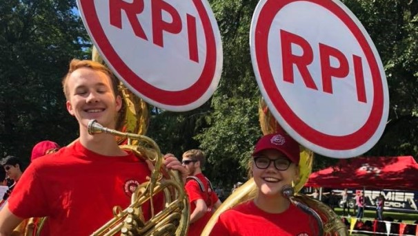 RPI Pep Band: A New Sousaphone Image