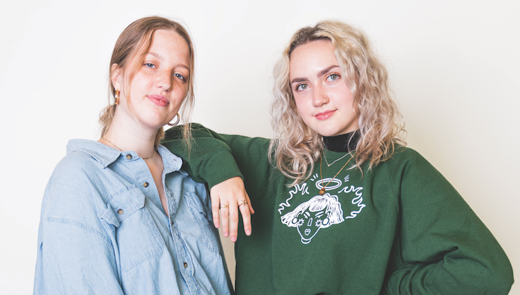 TREND's current Editors-in-Chief, Hannah Mauser and Meghan Shouse