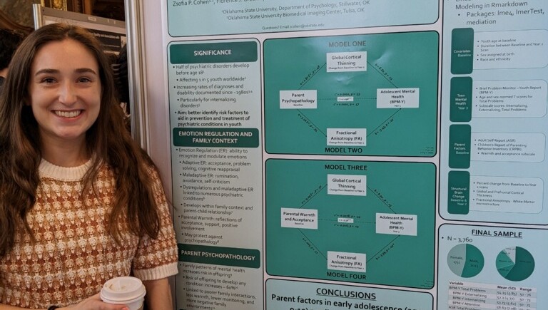 Zsofi presenting her research!