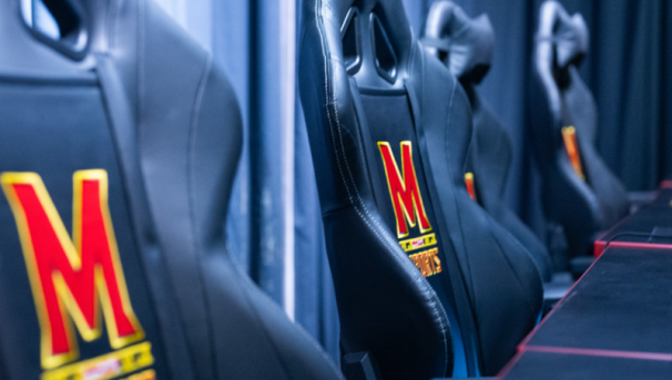 Terps Esports embroidered gamer chairs