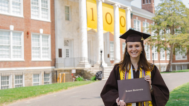 Rowan students at commencement.