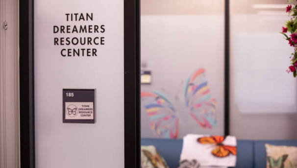 titan Dreamers resource center front door