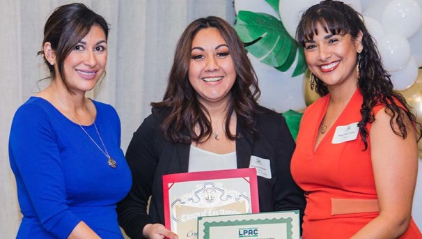 Hilda Solis Scholarship Recipients at Award Ceremony