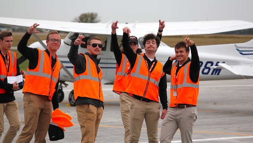 Our Cessna 152 in action!