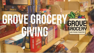 Grove Grocery Giving: A Holiday Fundraiser for the UM Food Pantry