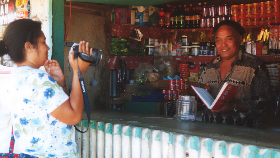 Linguistic Anthropology student conducting research in Tonga