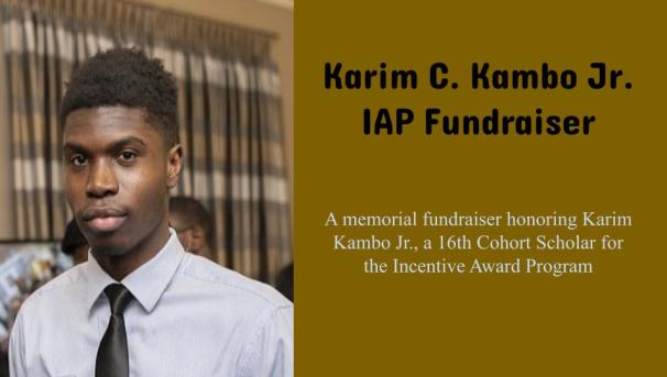 Help us honor Karim C. Kambo, Jr.'s legacy Image