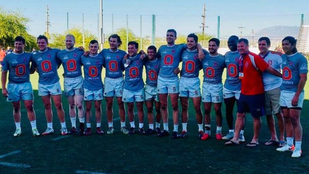 Ohio State Men's Rugby at 7s Nationals in Arizona 2019
