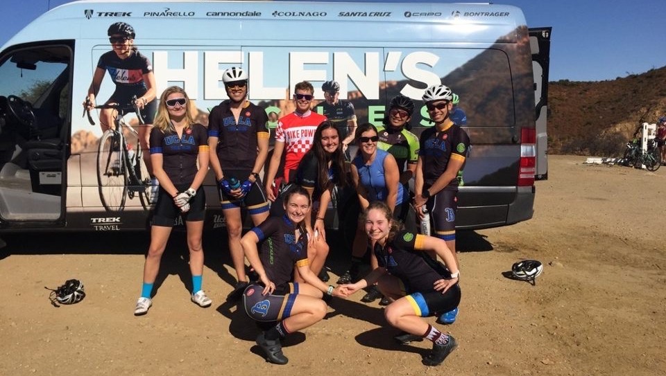 UCLA Tri at the top of one of our favorite climbs, Latigo!