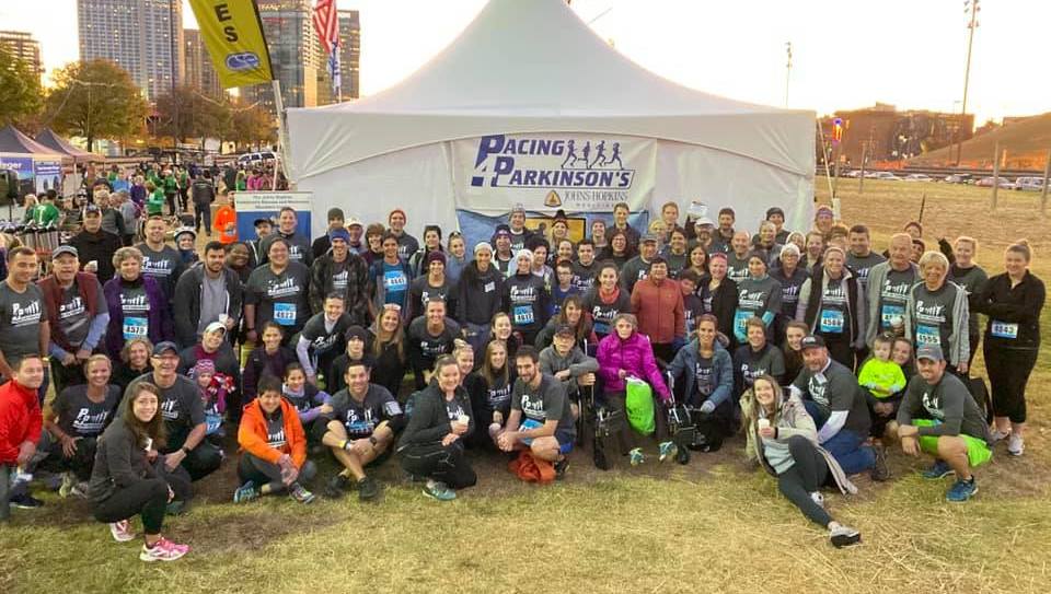 2019 Pacing for Parkinson's Team at the Baltimore Running Festival