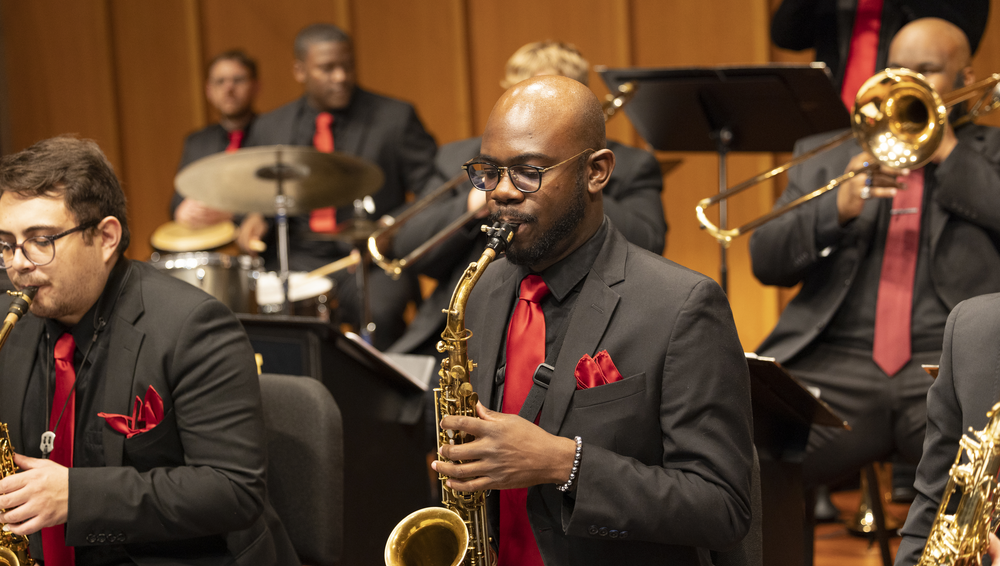 Members of the NIU Jazz Orchestra