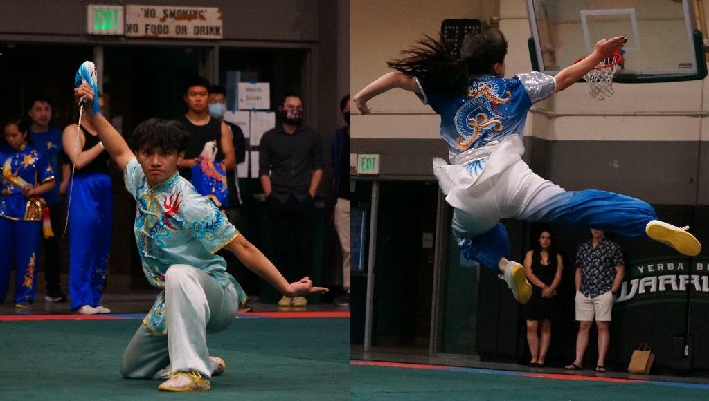 William and Talia wushu poses