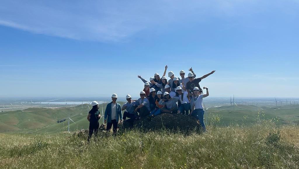 BERC Team visiting Altamont Pass wind farm