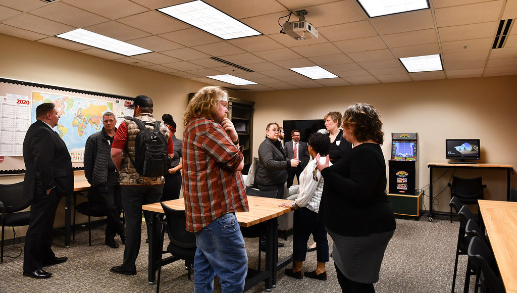 Jim Mattis library and updated furniture unveiling.