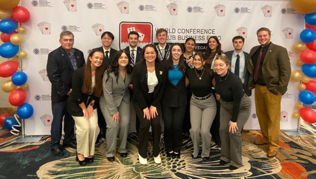 Group photo of Club Management Students