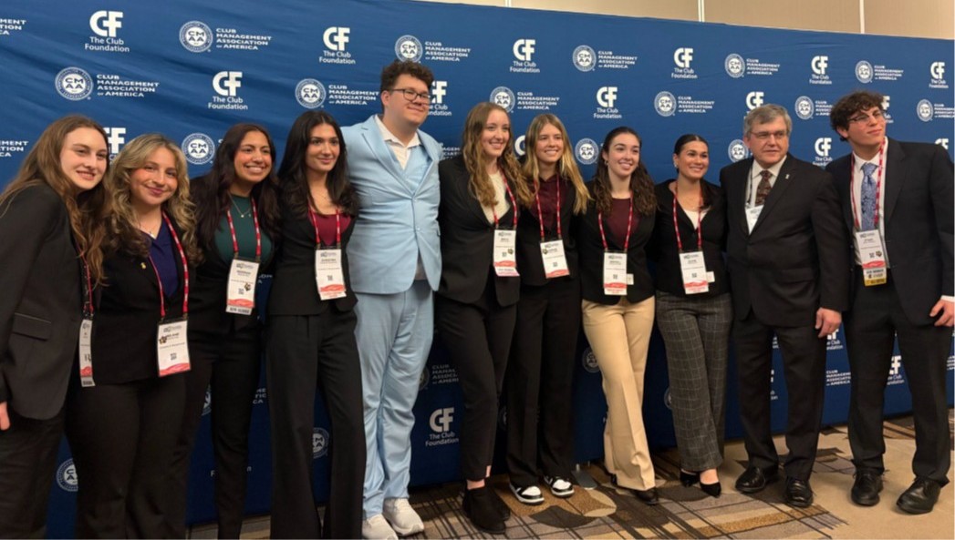 Group photo of Club Management Students