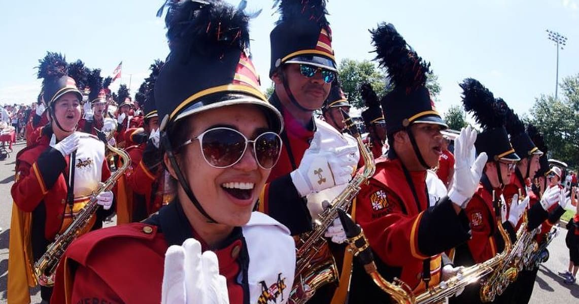 University of Maryland Help Build the Marching Band Student