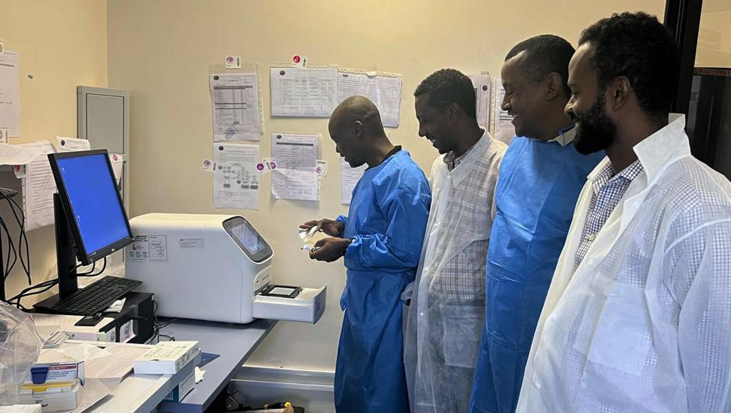 Doctors in a lab
