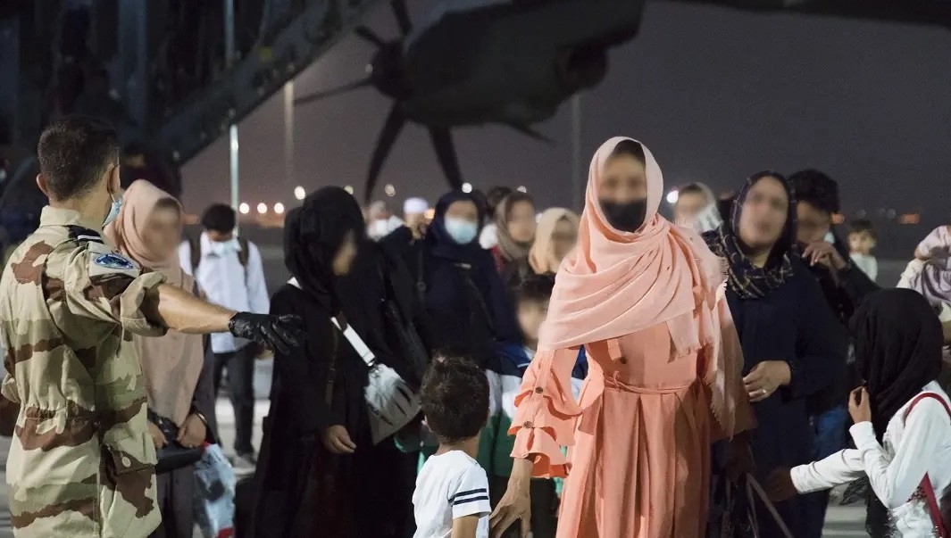 Afghan refugees arriving in USA