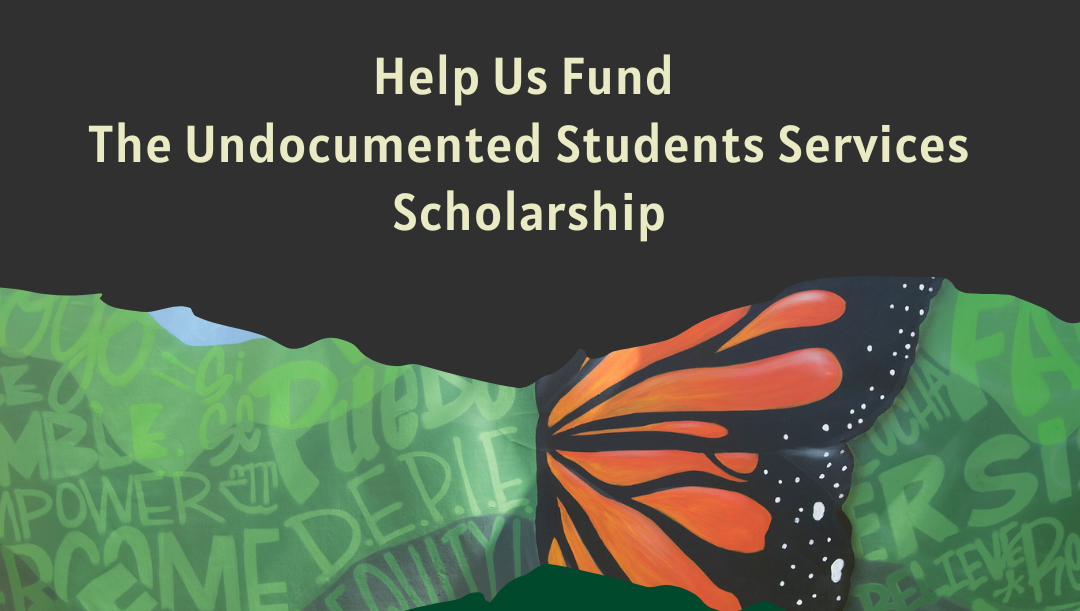 Help us fund the Undocumented Students Services Scholarships