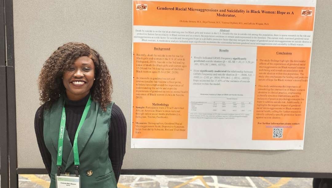 Funke presenting her research!