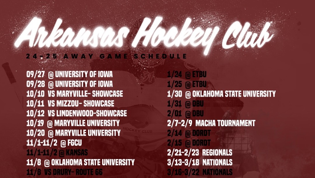 Away Schedule