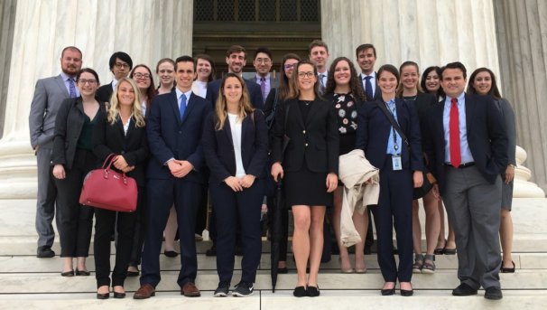 Buckeyes in Law at the steps of the Supreme Court