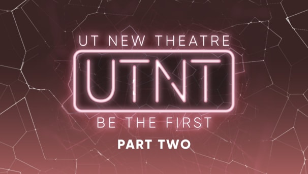 utnt spring graphic in pink and black