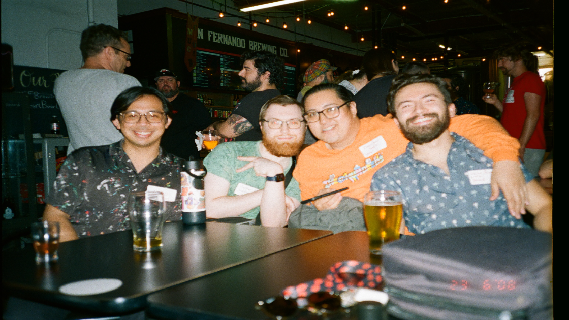 Entertainment alumni networking at San Fernando Brewing Co.