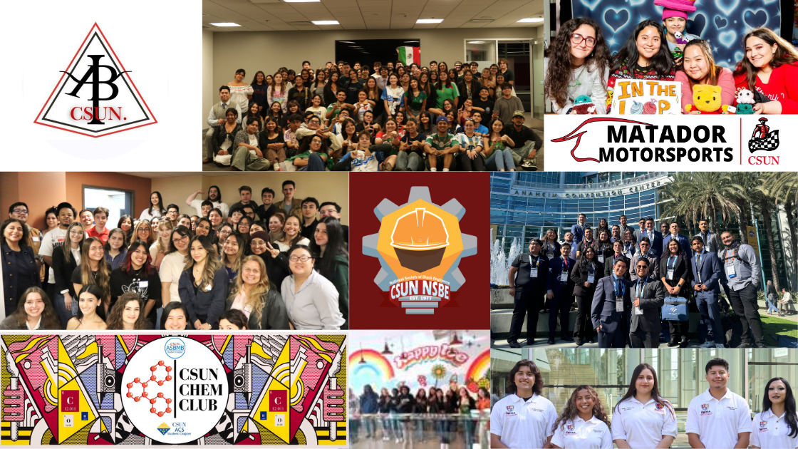 ABSi, La Familia, In the Loop, Matador Motorsports, Business Honors, NSBE, SHPE, Chem Club, BSC EOHS