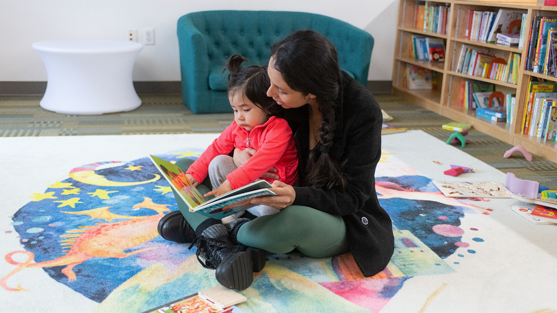 Reading in the Bronco Family Space