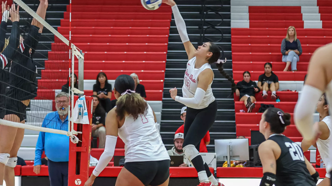 Stan State Volleyball action