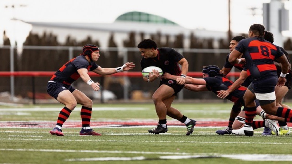 CWU Men's Rugby action