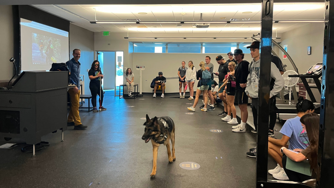 Fitness and Welness students in classroom