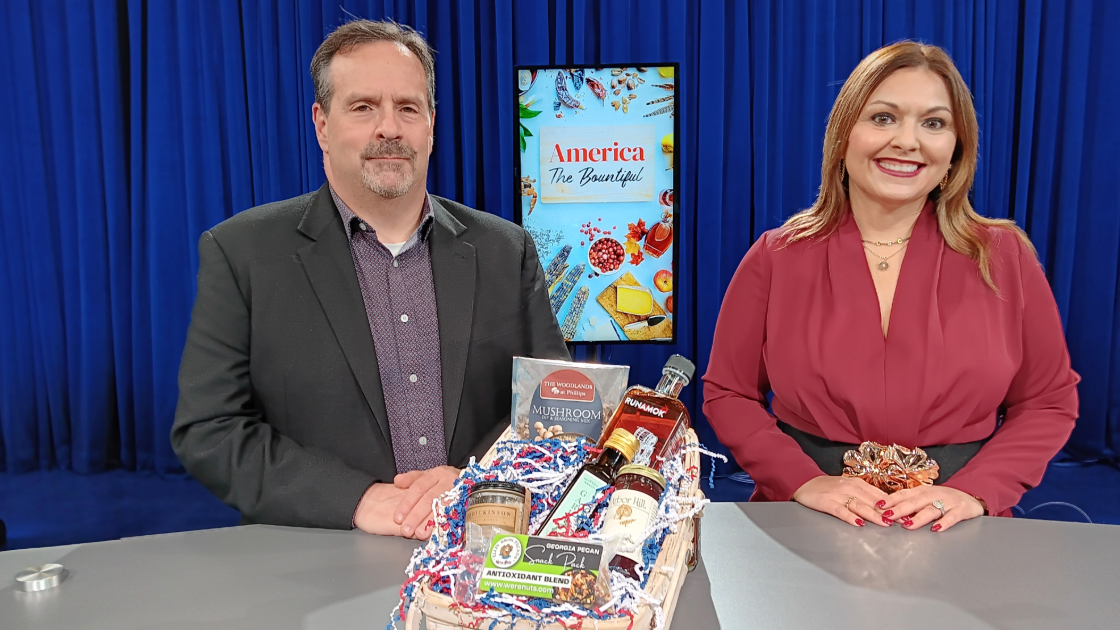 TV pledge with Rob and America the bountiful basket