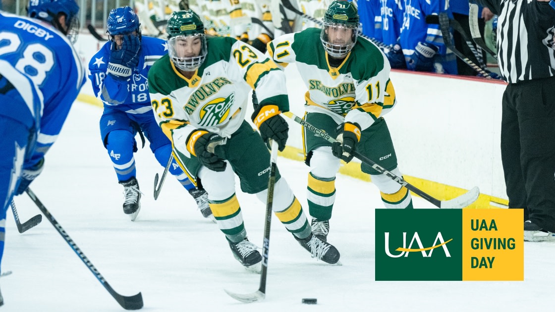 UAA Hockey Athletes as the Seawolf Hockey team play the U.S Air Force Academy.